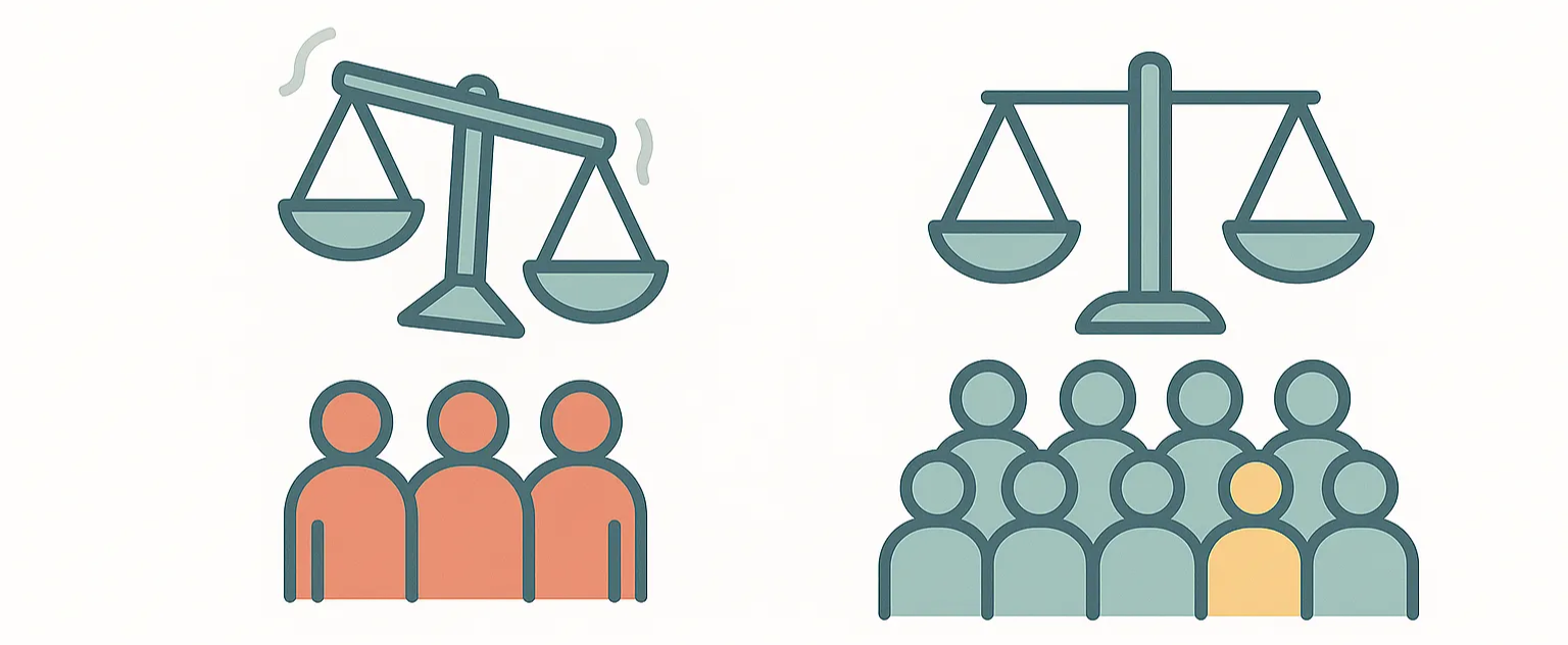 選挙結果の頑健性に関する図